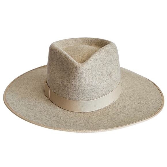 Lack of Color Carlo Speckled Grey Rancher hat (Ivory) main image 5